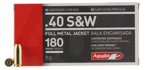 Aguila 40sw 180gr Fmj 50/1000 Aguila 40sw 180gr Fmj 50/1000