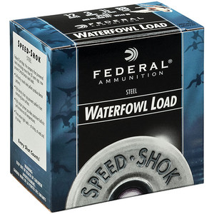 Federal WF133T Speed-Shok Waterfowl 12 Gauge 3.5 1-3/8 oz T Shot 25 Bx/ 10 Cs in. Federal WF133T Speed-Shok Waterfowl 12 Gauge 3.5 1-3/8 oz T Shot 25 Bx/ 10 Cs in.