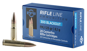 PPU PP300BF Standard Rifle Rifle 300 Blackout 125 gr FMJ20 Per Box/ 50 Cs PPU PP300BF Standard Rifle Rifle 300 Blackout 125 gr FMJ20 Per Box/ 50 Cs