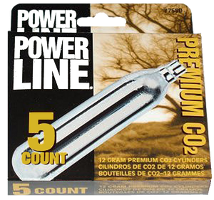 Daisy 7580 Powerline CO2 Cylinder 12 gram 5 Per Pack Daisy 7580 Powerline CO2 Cylinder 12 gram 5 Per Pack