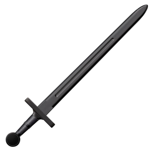 Cold Steel CS92BKS Medieval Training Sword 32.25" Sword Plain Black Polypropylene Blade/7.25" Black Polypropylene Handle Cold Steel CS92BKS Medieval Training Sword 32.25" Sword Plain Black Polypropylene Blade/7.25" Black Polypropylene Handle