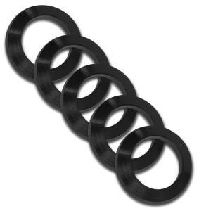 GrovTec US Inc GTHM320 Crush Washer308 Cal Black Nitride Steel 5/8"-24 tpi Rifle 5 Per Pack GrovTec US Inc GTHM320 Crush Washer308 Cal Black Nitride Steel 5/8"-24 tpi Rifle 5 Per Pack