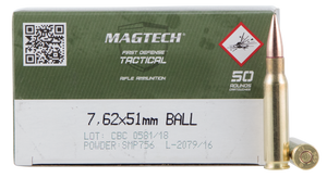 Magtech Tactical/training Magtech 762a 7.62x51 M80 Ball 50/08 Magtech Tactical/training Magtech 762a 7.62x51 M80 Ball 50/08