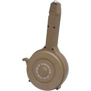 RWB DRUM MAG GLOCK 45ACP 40RD TAN POLYMER (20) RWB DRUM MAG GLOCK 45ACP 40RD TAN POLYMER (20)