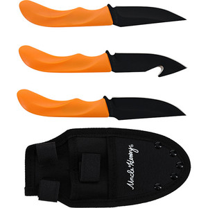 BTI UNCLE HENRY 3PC FIXED BLADE COMBO ORANGE BTI UNCLE HENRY 3PC FIXED BLADE COMBO ORANGE