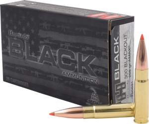 Hornady BLACK Ammunition 300 AAC Blackout Subsonic 208 Grain A-MAX 20RD Hornady BLACK Ammunition 300 AAC Blackout Subsonic 208 Grain A-MAX 20RD