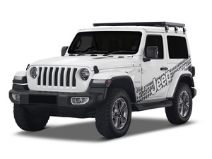 Jeep Wrangler JL 2 Door (2018-Current) Slimline II 1/2 Roof Rack Kit / Tall Jeep Wrangler JL 2 Door (2018-Current) Slimline II 1/2 Roof Rack Kit / Tall