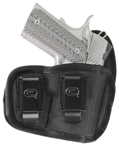 Crossfire Shooting Gear CRFCYCLSA1C3R The CycloneIWB/OWB Size 03 Black Foam Laminate Belt Clip Fits Compact 3-3.50" Barrel Right Hand