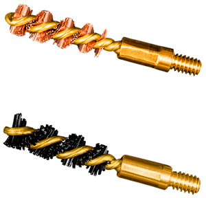 Otis FG317NB Bore Brush Set17 HMR/177 Cal/177 WSM 5-40" Thread 1" Long Bronze/Nylon Bristles 2 Per Pkg Otis FG317NB Bore Brush Set17 HMR/177 Cal/177 WSM 5-40" Thread 1" Long Bronze/Nylon Bristles 2 Per Pkg