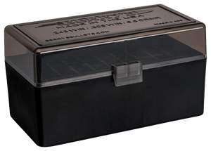 Berrys 46826 409 Ammo Box 308 Win,243 Win 50rd Smoke Lid w/Black Bottom Berrys 46826 409 Ammo Box 308 Win,243 Win 50rd Smoke Lid w/Black Bottom