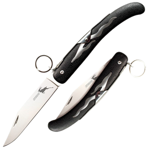 Cold Steel CS20KK Kudu4.25" Folding Plain Mirror Polished 5Cr15MoV SS Blade/ Black Woodgrain Zy-Ex Handle Cold Steel CS20KK Kudu4.25" Folding Plain Mirror Polished 5Cr15MoV SS Blade/ Black Woodgrain Zy-Ex Handle