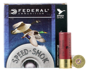 Federal WF1454 Speed-Shok Waterfowl 12 Gauge 2.75" 1 1/8 oz 4 Shot 25 Per Box/ 10 Cs