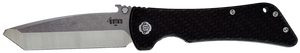 Southern Grind SG02050008 Bad Monkey4" Folding Tanto Plain Satin 14C28N Steel Blade/5.25" Black Textured Carbon Fiber Handle Includes Pocket Clip Southern Grind SG02050008 Bad Monkey4" Folding Tanto Plain Satin 14C28N Steel Blade/5.25" Black Textured Carbon Fiber Handle Includes Pocket Clip