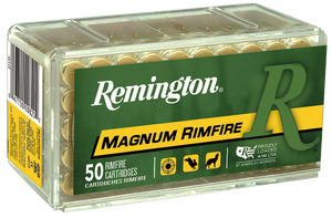 Remington Ammunition 21172 Magnum Rimfire Hunting 22 WMR 40 gr Pointed Soft Point (PSP) 50rd Bx Remington Ammunition 21172 Magnum Rimfire Hunting 22 WMR 40 gr Pointed Soft Point (PSP) 50rd Bx