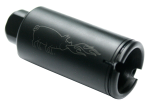 Noveske 5000517 KX3 Flash Suppressor Black Nitride Steel with 1/2"-28 tpi Threads, 3.28" OAL & 1.35" Diameter for 5.56x45mm NATO AR-Platform Noveske 5000517 KX3 Flash Suppressor Black Nitride Steel with 1/2"-28 tpi Threads, 3.28" OAL & 1.35" Diameter for 5.56x45mm NATO AR-Platform