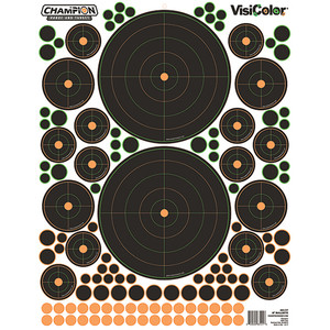 Champion Targets 46137 VisiColor Adhesive Targets Bullseye Variety 5PK Champion Targets 46137 VisiColor Adhesive Targets Bullseye Variety 5PK