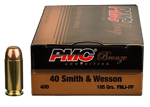PMC 40DBP Bronze Battle Pack 40 S&W 165 gr FMJ300 Per Box/3 Cs PMC 40DBP Bronze Battle Pack 40 S&W 165 gr FMJ300 Per Box/3 Cs