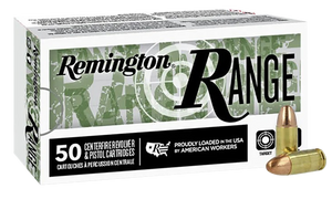 Remington Ammunition R27778 Range Target 9mm Luger 115 gr FMJ50rd Bx Remington Ammunition R27778 Range Target 9mm Luger 115 gr FMJ50rd Bx