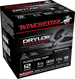 Winchester Ammo XSM12LBB DryLock Super Magnum 12 Gauge 3.50" 1 9/16 oz 1300 fps BB Shot 25ea Winchester Ammo XSM12LBB DryLock Super Magnum 12 Gauge 3.50" 1 9/16 oz 1300 fps BB Shot 25ea