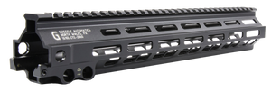 Geissele Automatics 05285B MK8 Super Modular Rail 13.50" M-LOK Style Made of 6061-T6 Aluminum with Black Anodized Finish for AR-Platform