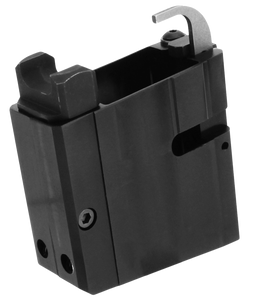 TacFire AD9MMCOLT Magazine Magwell Adaptermade of 6061-T6 Aluminum with Hardcoat Anodized Black Finish for Colt SMG & Uzi Style Magazines TacFire AD9MMCOLT Magazine Magwell Adaptermade of 6061-T6 Aluminum with Hardcoat Anodized Black Finish for Colt SMG & Uzi Style Magazines