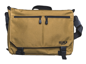 Rukx Gear ATICTBBT Discrete Carry Business Bag Tan with Hidden Pistol Compartment, 16" Laptop Sleeve, 9 Interior Pockets, 3 Exterior Pockets & Mil-Spec Buckles 15" W x 11" H Interior Dimensions Rukx Gear ATICTBBT Discrete Carry Business Bag Tan with Hidden Pistol Compartment, 16" Laptop Sleeve, 9 Interior Pockets, 3 Exterior Pockets & Mil-Spec Buckles 15" W x 11" H Interior Dimensions