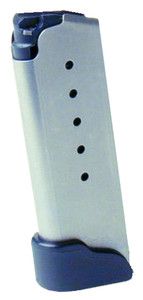 Kahr Magazine Kahr Covert, CM40, MK40, PM40 40 S&W 6-Round Stainless Steel with Grip Extension Kahr Magazine Kahr Covert, CM40, MK40, PM40 40 S&W 6-Round Stainless Steel with Grip Extension