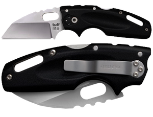 Cold Steel 20LT Tuff Lite2.50" Folding Plain Sheepsfoot Japanese AUS-8A SS Blade/Black Griv-Ex Handle Cold Steel 20LT Tuff Lite2.50" Folding Plain Sheepsfoot Japanese AUS-8A SS Blade/Black Griv-Ex Handle