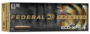 Federal Premium Ammunition 6.5 PRC 143 Grain Hornady ELD-X Polymer Tip 20RD Federal Premium Ammunition 6.5 PRC 143 Grain Hornady ELD-X Polymer Tip 20RD