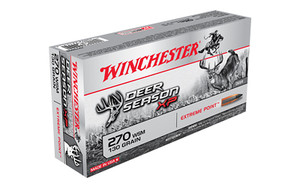Winchester Copper Impact Ammunition 270 Winchester Short Magnum (WSM) 130 Grain Copper Extreme Point Polymer Tip Lead-Free 20RD Winchester Copper Impact Ammunition 270 Winchester Short Magnum (WSM) 130 Grain Copper Extreme Point Polymer Tip Lead-Free 20RD