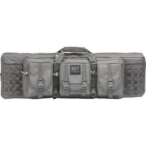 Bulldog Cases Tactical Double Rifle Case, Seal Gra Bulldog Cases Tactical Double Rifle Case, Seal Gra