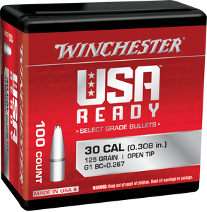 Winchester Ammo WBR30125 Centerfire Rifle308 Win 125 gr Open Tip 100 Per Bag Winchester Ammo WBR30125 Centerfire Rifle308 Win 125 gr Open Tip 100 Per Bag