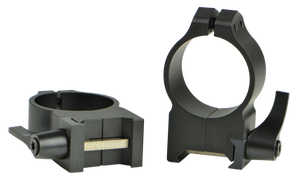 Warne 215LM Maxima Vertical Ring Set Quick Detach For Rifle Maxima/Weaver/Picatinny High 30mm Tube Matte Black Steel Warne 215LM Maxima Vertical Ring Set Quick Detach For Rifle Maxima/Weaver/Picatinny High 30mm Tube Matte Black Steel