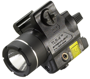 Streamlight 69241 TLR-4 Weapon Light HK USP Compact 170 Lumens Output White LED Light Red Laser 115 Meters Beam Black Anodized Polymer