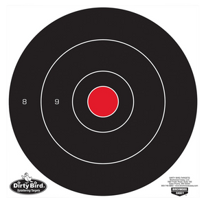 Birchwood Casey 35070 Dirty Bird12" Bullseye Tagboard Hanging Universal Black/Red 100 Per Pkg Birchwood Casey 35070 Dirty Bird12" Bullseye Tagboard Hanging Universal Black/Red 100 Per Pkg