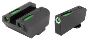 TRUGLO TFX Sight Set Suppressor Height Glock 20, 21, 25, 29, 30, 31, 32, 37, 40, 41 Tritium / Fiber Optic Green with White Front Dot Outline TRUGLO TFX Sight Set Suppressor Height Glock 20, 21, 25, 29, 30, 31, 32, 37, 40, 41 Tritium / Fiber Optic Green with White Front Dot Outline