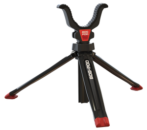 BOG Rapid Shooting Rest Tripod 7" to 11" Aluminum Black and Red BOG Rapid Shooting Rest Tripod 7" to 11" Aluminum Black and Red