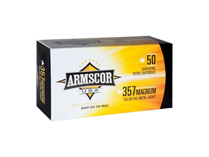 Armscor FAC3576N USA Competition 357 Mag 158 gr FMJ50rd Bx Armscor FAC3576N USA Competition 357 Mag 158 gr FMJ50rd Bx