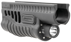 Nightstick SFL11GL SFL Forend Light/Laser Black Nylon w/Over-Molded Grip Mossberg 500/590/590A1/Shockwave 1200 Lumens White LED Bulb/ Green Laser 203 Meters Beam Nightstick SFL11GL SFL Forend Light/Laser Black Nylon w/Over-Molded Grip Mossberg 500/590/590A1/Shockwave 1200 Lumens White LED Bulb/ Green Laser 203 Meters Beam