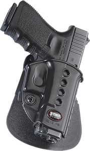 Fobus GL2E2RPL Passive Retention Evolution OWB Black Polymer Roto Paddle Compatible w/Glock 17/22/32/44 Left Hand Fobus GL2E2RPL Passive Retention Evolution OWB Black Polymer Roto Paddle Compatible w/Glock 17/22/32/44 Left Hand