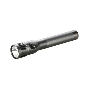 Streamlight Stinger Dual Switch Flashlight LED HL (High Lumens) with Reachargeable Ni-MH Battery with Two Charger Holders and DC Adapter Aluminum Black