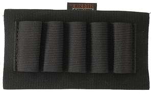Uncle Mike's 88491 Buttstock Shell Holdermade of Nylon with Black Finish & Sewn-On Elastic Loops Holds up to 5rds for Shotguns Uncle Mike's 88491 Buttstock Shell Holdermade of Nylon with Black Finish & Sewn-On Elastic Loops Holds up to 5rds for Shotguns