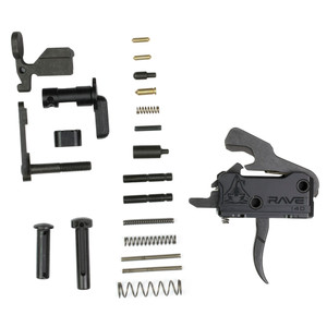 Rise Armament Rave 140 Curved Trigger with Customizable Lower Receiver Parts Kit AR-15 Black Rise Armament Rave 140 Curved Trigger with Customizable Lower Receiver Parts Kit AR-15 Black