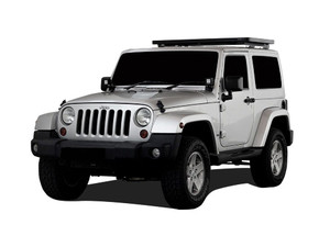 Jeep Wrangler JK 2 Door (2007-2018) Extreme Slimline II 1/2 Roof Rack Kit Jeep Wrangler JK 2 Door (2007-2018) Extreme Slimline II 1/2 Roof Rack Kit