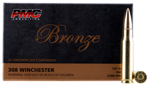 Pmc Brnz 308win 147gr Fmj 20/500 Pmc Brnz 308win 147gr Fmj 20/500