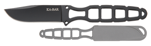 Ka-Bar 1118BP Skeleton2.50" Fixed Clip Point Plain Black 5Cr15MoV SS Blade/Black Skeletonized 5Cr15MoV SS Handle Includes Sheath Ka-Bar 1118BP Skeleton2.50" Fixed Clip Point Plain Black 5Cr15MoV SS Blade/Black Skeletonized 5Cr15MoV SS Handle Includes Sheath