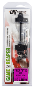 DNZ Game Reaper 30mm Scopemount Black, Low, Tikka T3 DNZ Game Reaper 30mm Scopemount Black, Low, Tikka T3