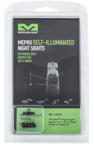 Meprolight USA 115193101 Tru-DotBlack | Green Tritium Front Sight Green Tritium Rear Sight Set Meprolight USA 115193101 Tru-DotBlack | Green Tritium Front Sight Green Tritium Rear Sight Set