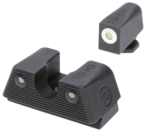 TruGlo Tritium X Sight Glock 42, 43 Tritium Green with White Front Dot Outline TruGlo Tritium X Sight Glock 42, 43 Tritium Green with White Front Dot Outline