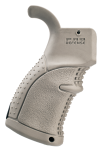 FAB Defense FXAGR43T AGR-43 Ergonomic Pistol Grip Made of Polymer with Flat Dark Earth Rubber Overmold Multi-Textured Finish for AR-15, M16, M4 FAB Defense FXAGR43T AGR-43 Ergonomic Pistol Grip Made of Polymer with Flat Dark Earth Rubber Overmold Multi-Textured Finish for AR-15, M16, M4